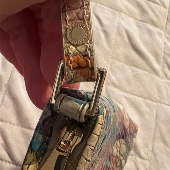 Brahmin Colorful Croc-Embossed Leather Bag - Picture 5 of 10